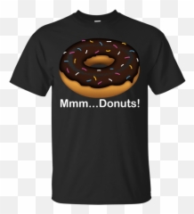 Donuts Emoji T - Girl Shirt Warning
