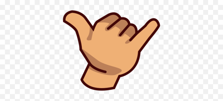 Download Free Png Shaka Sign - Shaka Hand Sign Cartoon Emoji,Shaka Emoji