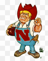 Nebraska Football Clipart - Herbie Husker Emoji