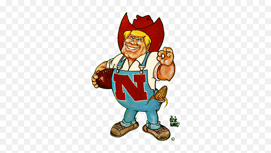 Nebraska Football Clipart - Herbie Husker Emoji,Nebraska Emoji