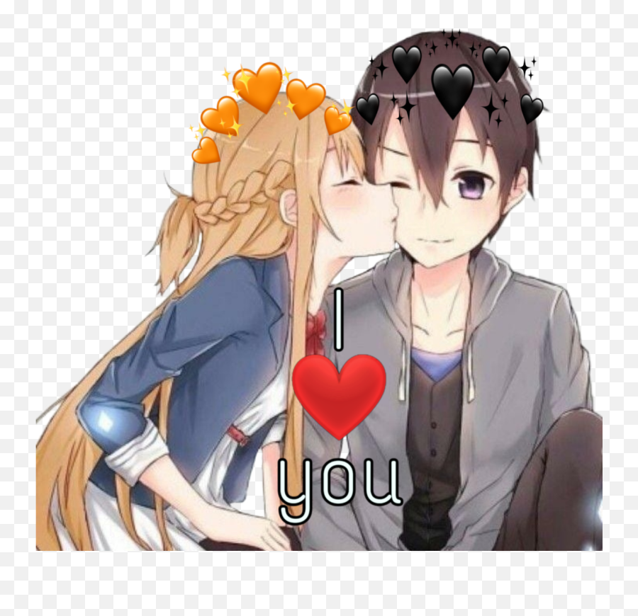 Kirito Asunasao Sticker - Kirito I Love You Emoji,Sword Art Online Emojis