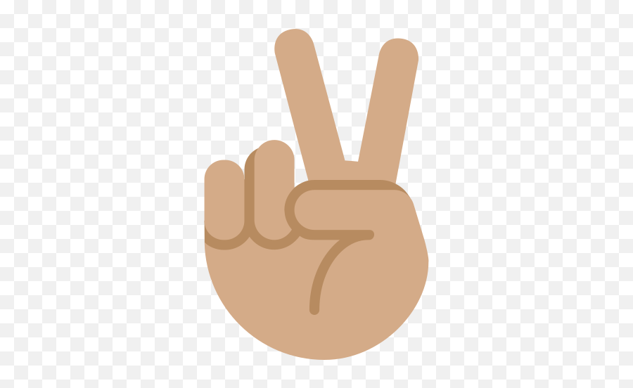 Medium Skin Tone Emoji - Peace Emoji Transparent Background,Peace Emoji Png