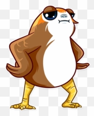 Kid Porg Stickers - Animal Figure Emoji