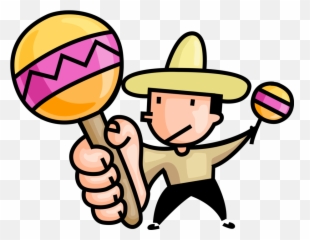 Vector Illustration Of Latin Musician - Png Kids Playing Transparent Emoji