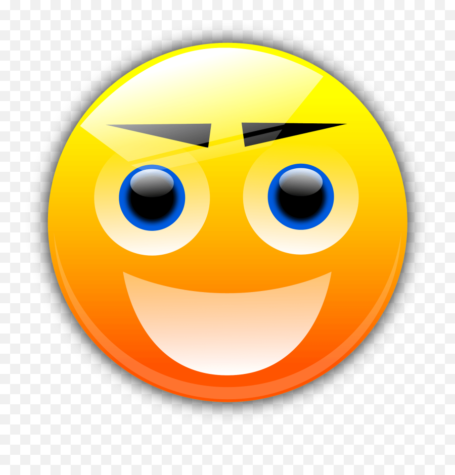 Smiley Clipart - Clip Art Emoji,Eyebrow Raise Emoticon