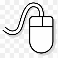 Clipart Computer Keyboard Clipart - Computer Mouse Png Black And White Emoji,Computer Mouse Emoji
