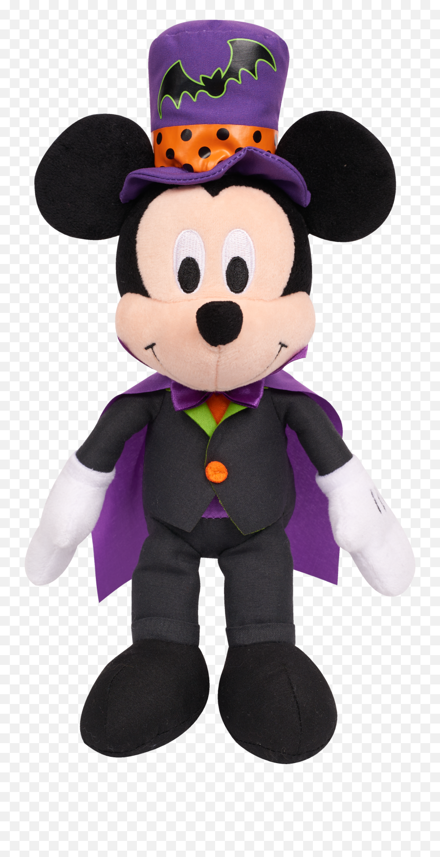 Disney Halloween Bean Plush Mickey Mouse And Minnie Mouse 2 - Piece Set Ages 2 Fictional Character Emoji,Microscope And Rat Emoji