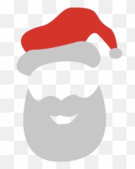 Santa Face Png u0026 Free Facepng Transparent Images - Hat And Beard Clipart Emoji