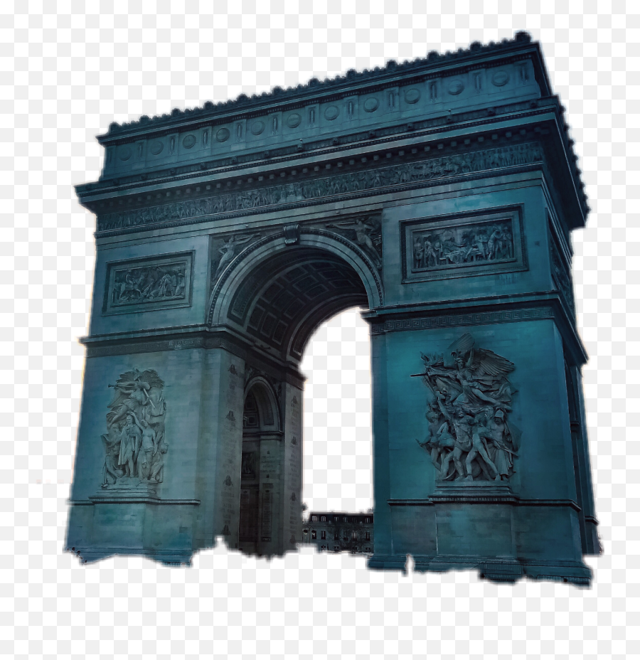 Paris Monument Architecture Sticker - Arc De Triomphe Emoji,Classical Building Emoji