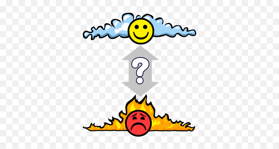 Heaven And Hell Clipart - Heaven And Hell Clipart Emoji,Emoji Heaven And Hell