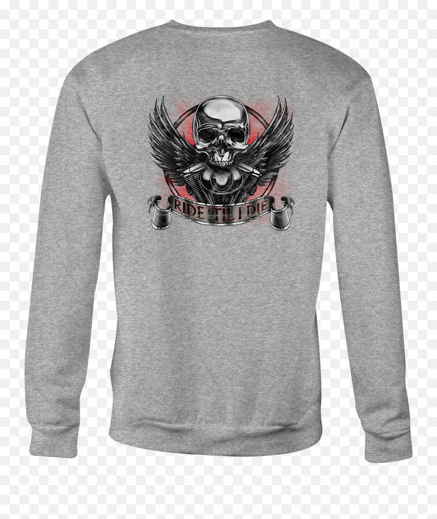 Ride I Die Skull Angel Wings - Hoodie Emoji,Turtle Skull Emoji - free ...