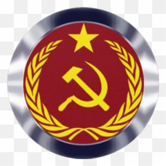 Soviet Union Button 1 - Soviet Union Ussr Flag Emoji,Communist Emojis