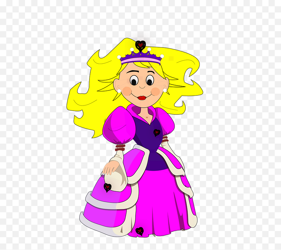 Free Blonde Woman Vectors - Queen Vector Emoji,Red Dress Dancer Emoji
