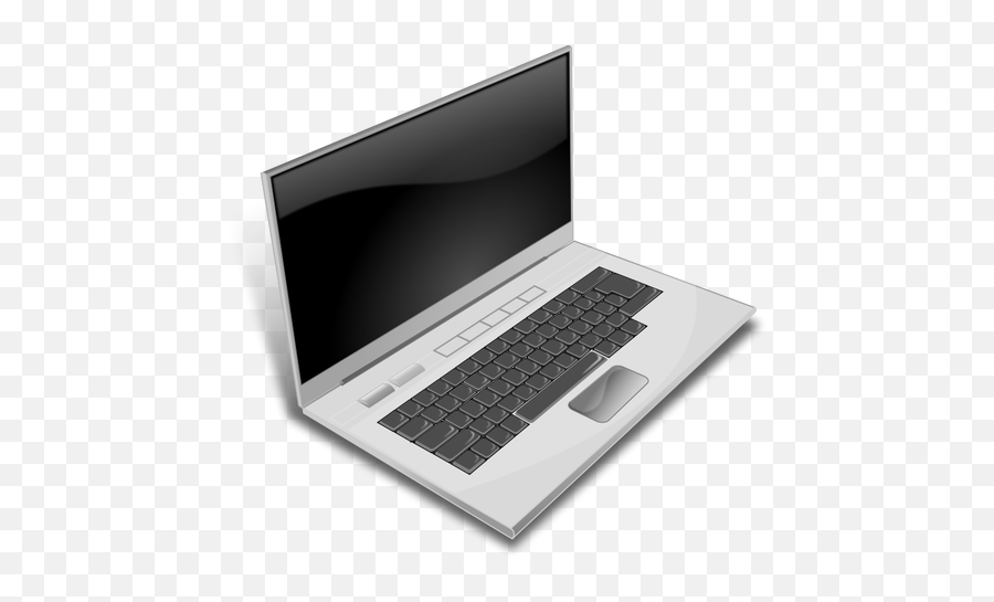 Vector Image Of Notebook Computer - Laptop Clipart Transparent Background Emoji,Emojis On Computer Keyboard