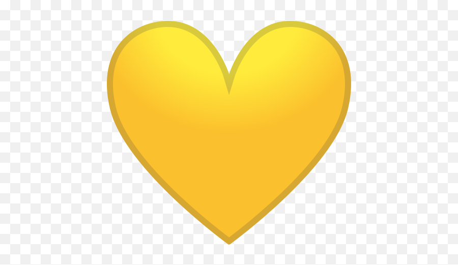 Yellow Heart Emoji - Coração Amarelo Pastel Png,Yellow Heart Emoji