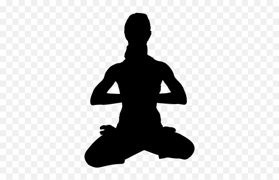 Bermeditasi Laki - Sitting Pose Yoga Clip Art Emoji,Zen Emoji