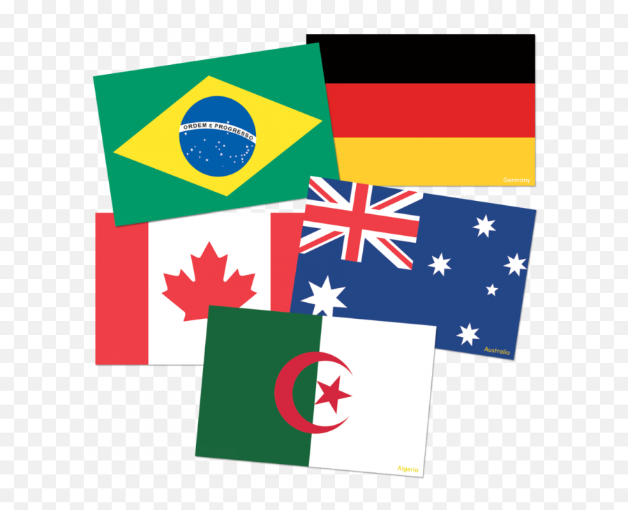 Cut Out Cards - Canada Australia New Zealand Emoji,Emoji Level 72