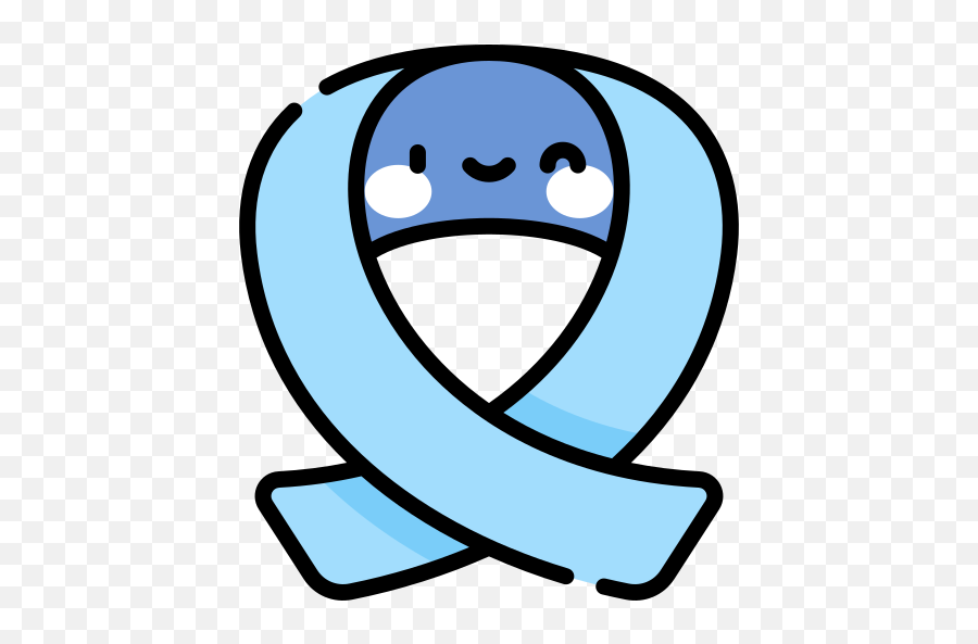 Cancer Ribbon - Clip Art Emoji,Ribbon Emoticon