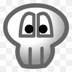 Download Hd Skull Emoticon - Club Penguin Emoticons Emoticones Club Penguin Png Emoji,Skull And Crossbones Emoji