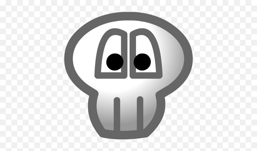 Download Hd Skull Emoticon - Club Penguin Emoticons Emoticones Club Penguin Png Emoji,Skull And Crossbones Emoji