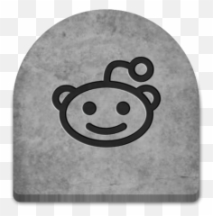 grey Stone rock social media witch Social Creepy gray - Reddit Icon Emoji