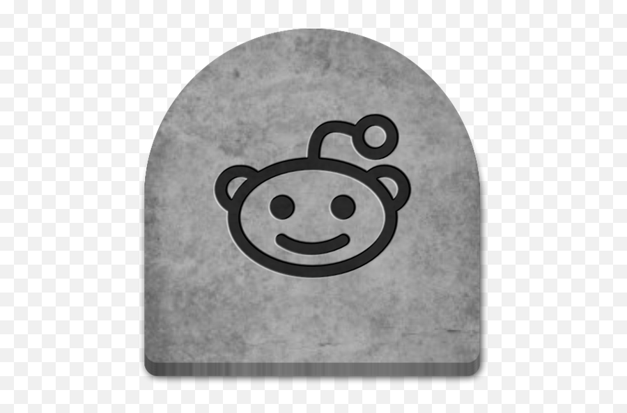 Grey Stone Rock Social Media Witch Social Creepy Gray - Reddit Icon Emoji,Creepy Emoticon