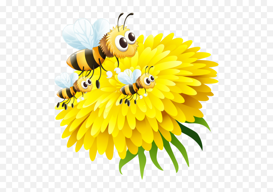 Bee In Flower Bee Honey Png And Psd - 5word Spelling Test Cartoon Bee On Flower Emoji,Bee Emoji Png