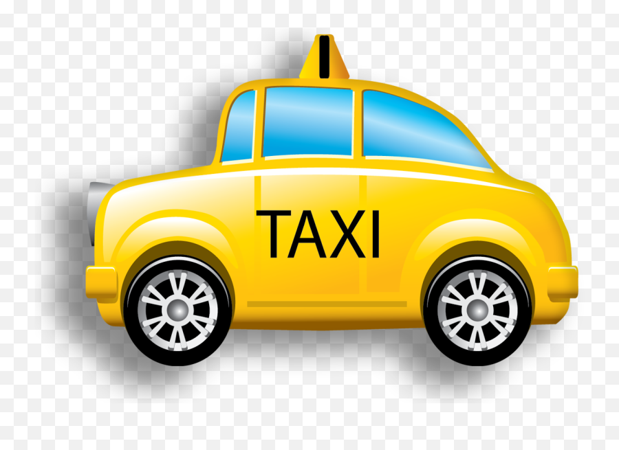 Taxi Cab Png - Taxi Clipart Transparent Png Emoji,Taxi Emoji