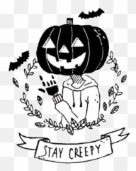 Aesthetic Pumpkin Clipart - Halloween Drawings Emoji