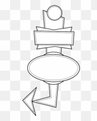 Doo Wop - Black And White 50s Diner Clipart Emoji