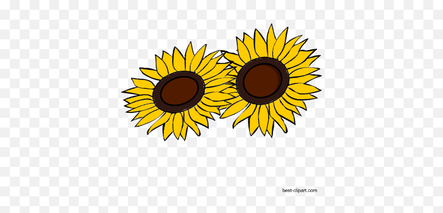 Free Fall Autumn Clip Artt - Sunflower Emoji,Sun Flower Emoji