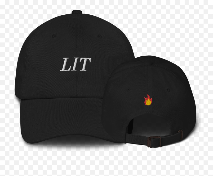 Litdad Hat - Baseball Cap Emoji,Instagram Fire Emoji