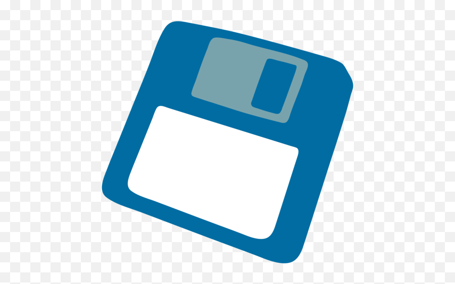 Floppy Disk Emoji - Blue Floppy Disk Emoji,Floppy Disk Emoji