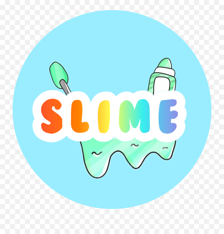 Slime Logo Dacreditos Slimes - Estrellas De Fieltro Emoji,Emoji Slime