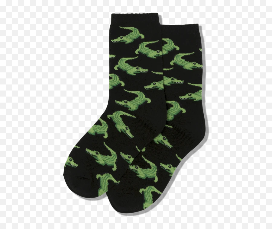 Kids Alligators Crew Socks - Sock Emoji,Alligator Emoji