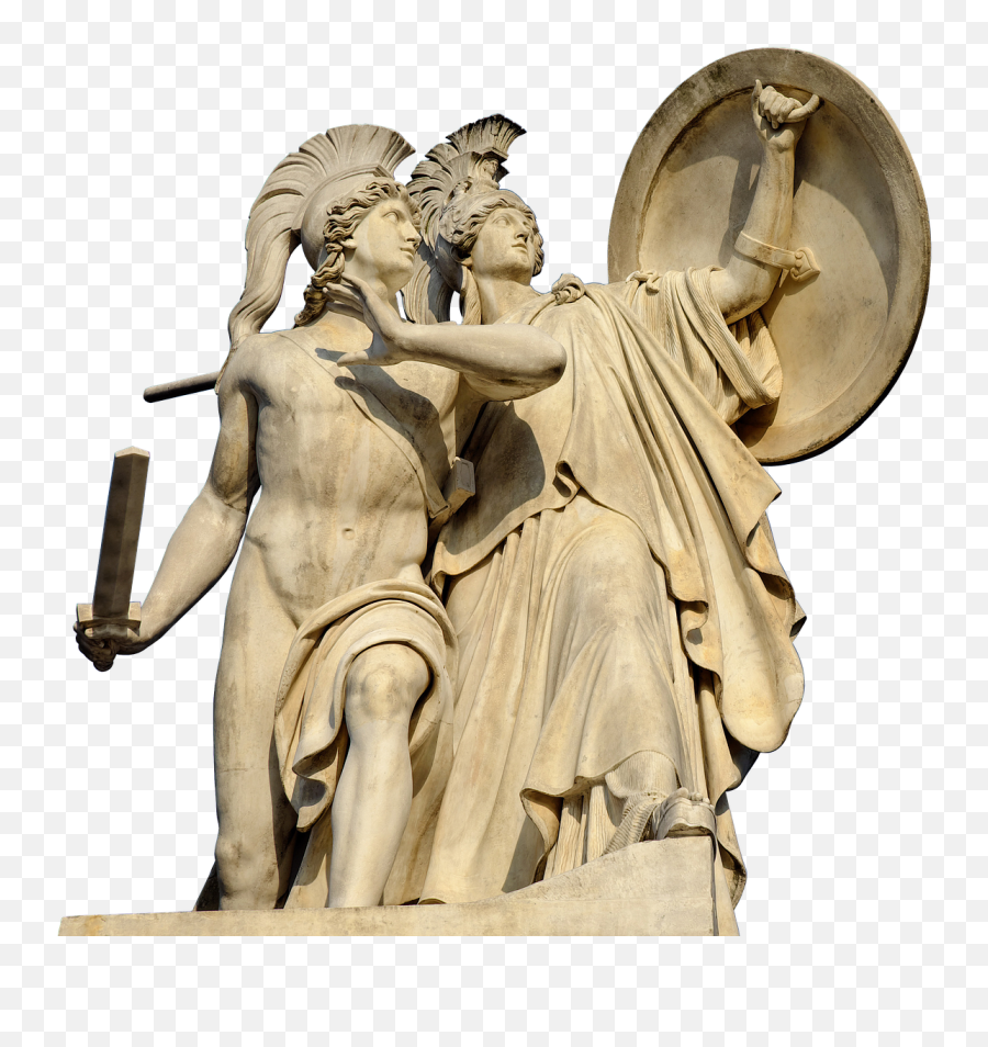 Monument Protected Greek Gods Figures - Transparent Greek God Png Emoji,Classical Building Emoji