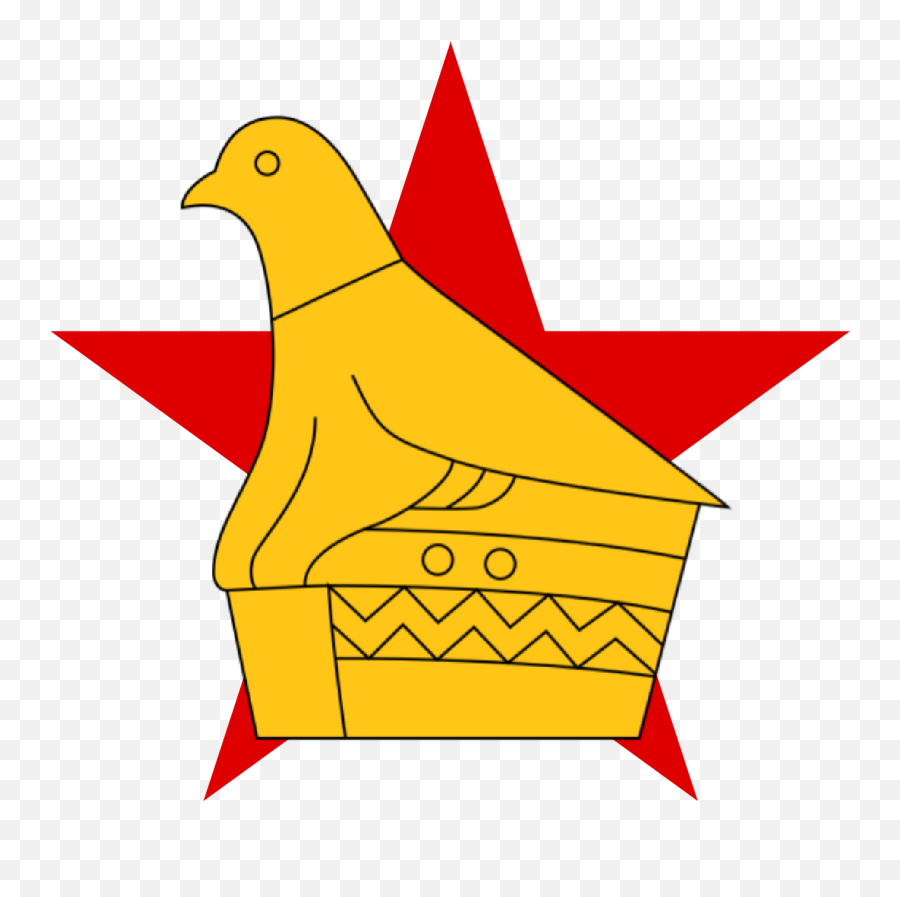 Zimbabwe Flag Emoji Png Image - Zimbabwe Bird And Star,Zimbabwe Flag Emoji