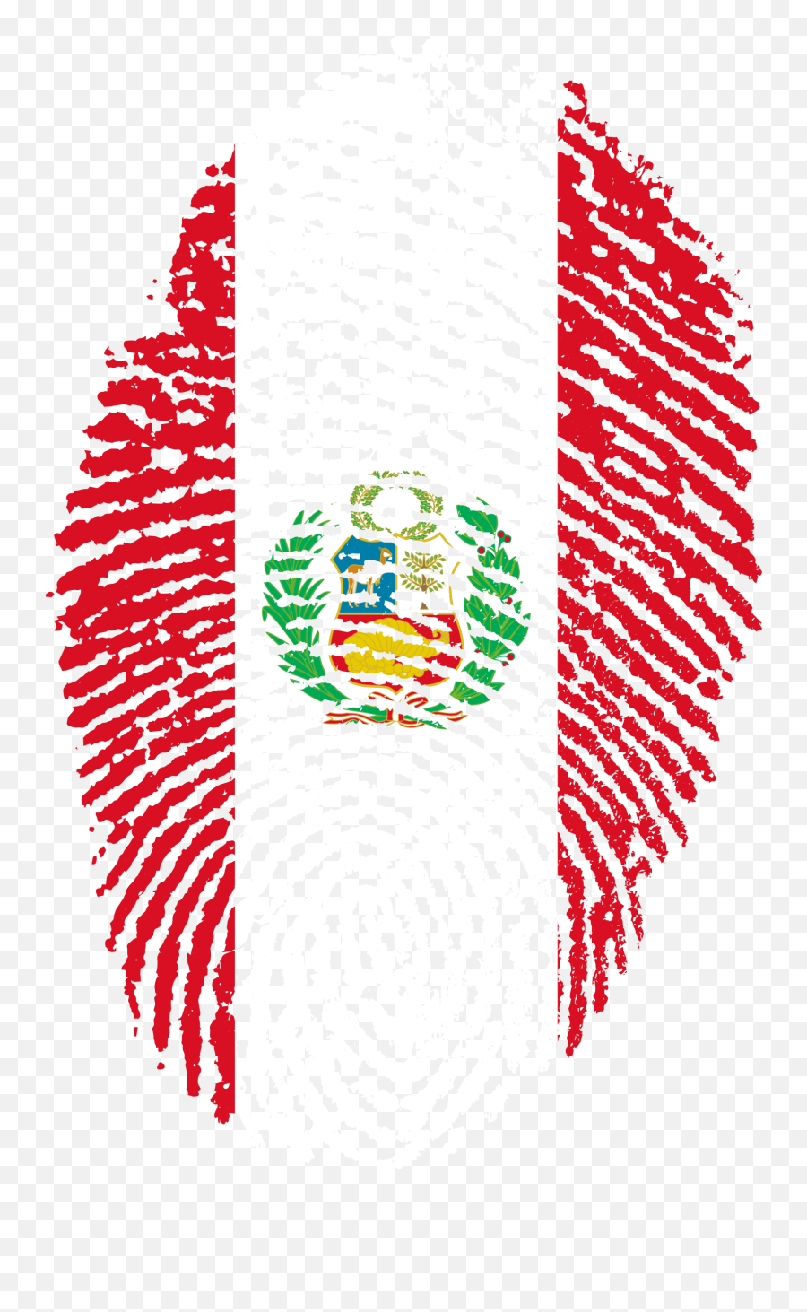 Clipart Peru Flag Map - Peru Flag Fingerprint Emoji,Peru Flag Emoji
