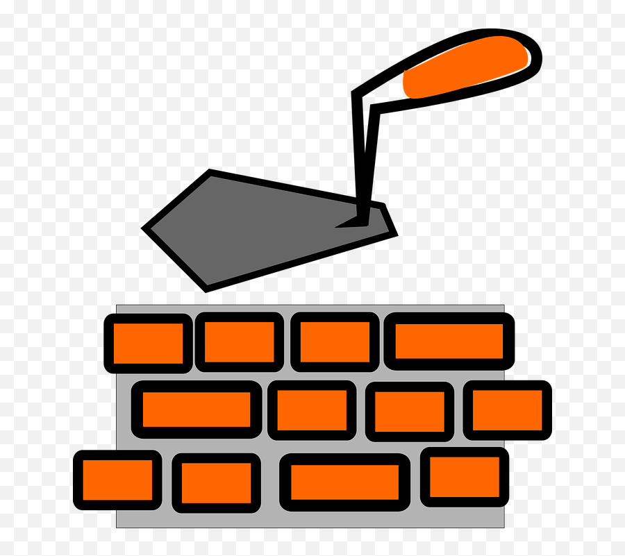 Free Brick Wall Vectors - Building Bricks Clipart Emoji,Brick Wall Emoticon