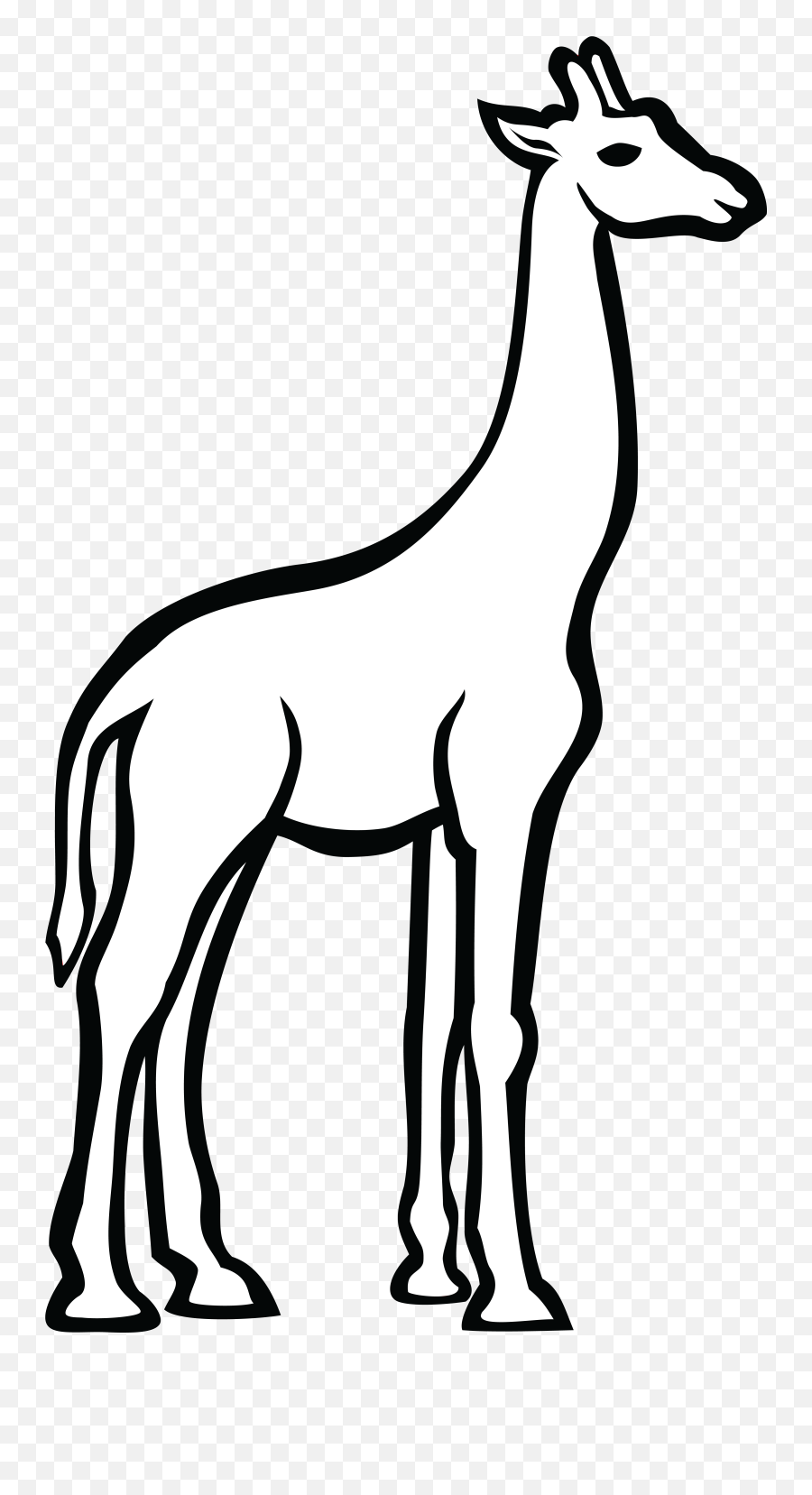 Free Clipart Of A Giraffe - Zürafa Çizimi Png Download Giraffe Line Art Emoji,Giraffe Emoji