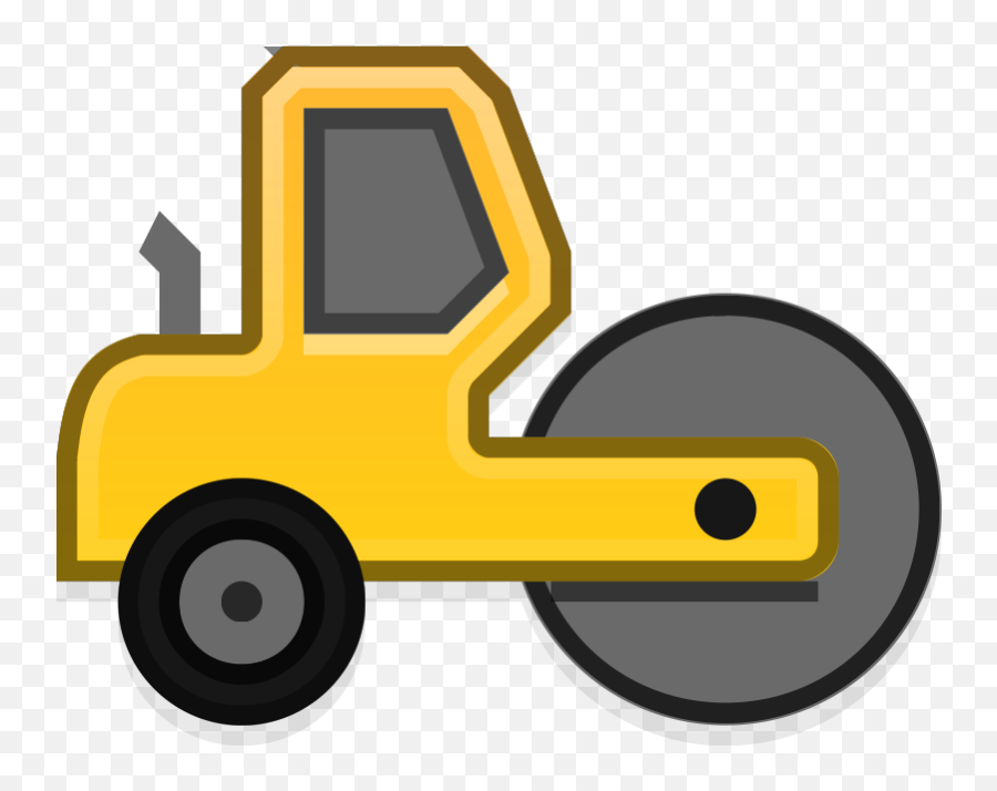 Construction Clipart 4 - Clipartix Steam Roller Clip Art Emoji,Construction Emoji