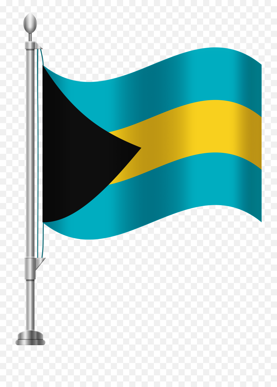 Bahamas Cruise Clipart - Bahamian Flag On Pole Emoji,Bahamas Flag Emoji