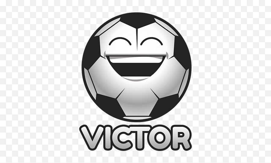 Custom Soccer Football Wall Sticker - Soccer Ball Sticker Emoji,Soccer Emoticon