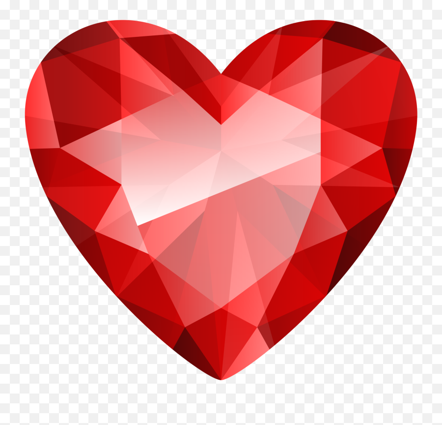 Diamond Heart Transparent Clip Art Image - Diamond Heart Logo Free Emoji,Diamond Emoji
