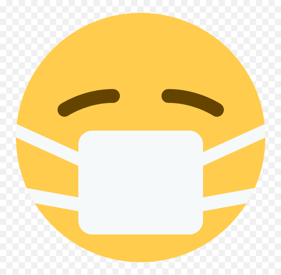 Face With Medical Mask Emoji Clipart Free Download - Emoji Mascherina,Transparent Emojis