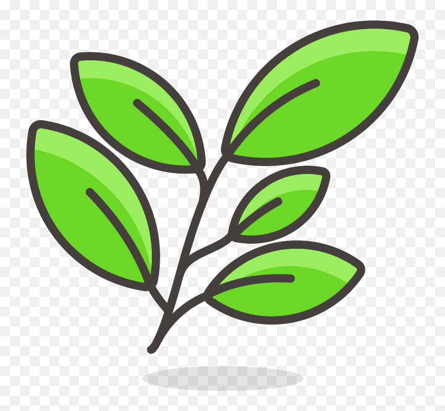 Herb Emoji Clipart Free Download Transparent Png Creazilla - Herb Icon,Four Leaf Clover Emoji