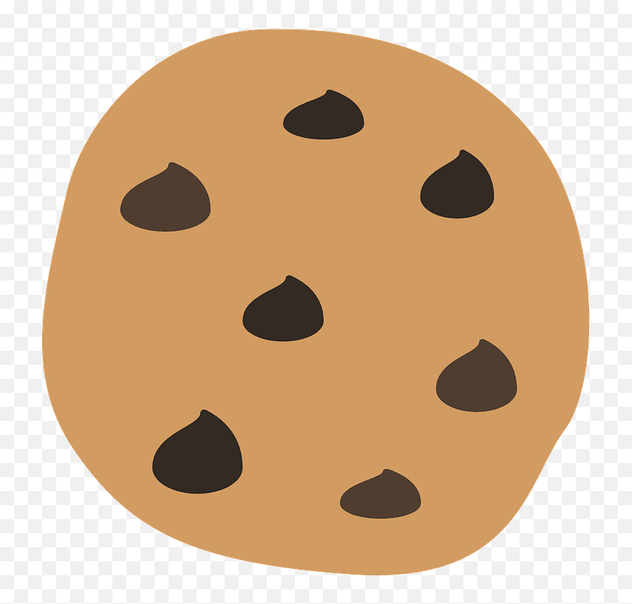 Cookie Emoji Clipart Free Download Transparent Png Creazilla - Chocolate Chip Cookie Svg,Honey Pot Emoji