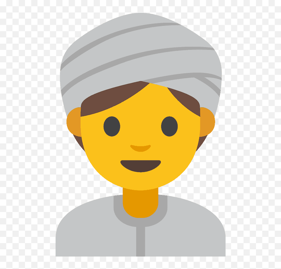 Woman Wearing Turban Emoji Clipart - Happy,Turban Emoji