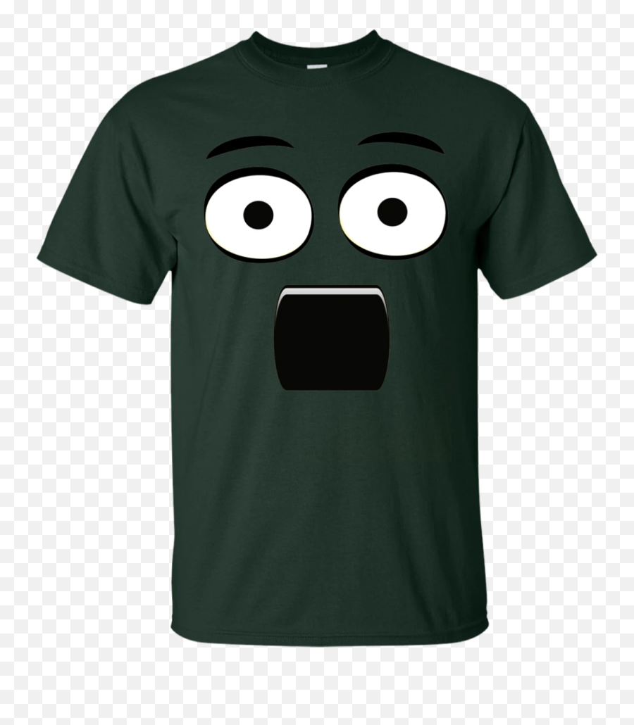 Emoji T - Shirt With A Surprised Face And Open Mouth Overtime Basketball Shirt,How To Make A Butt Emoji
