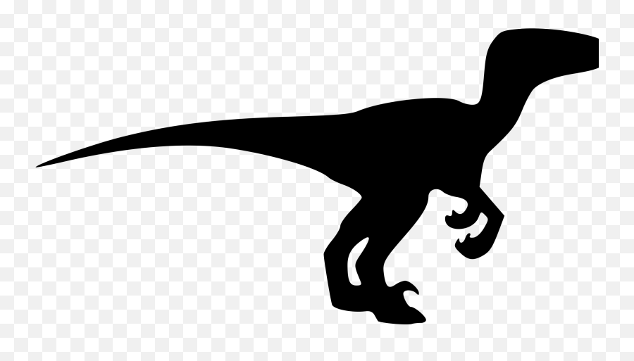Silhouette Clipart T Rex Silhouette T - Silhouette Velociraptor Clipart Emoji,Velociraptor Emoji